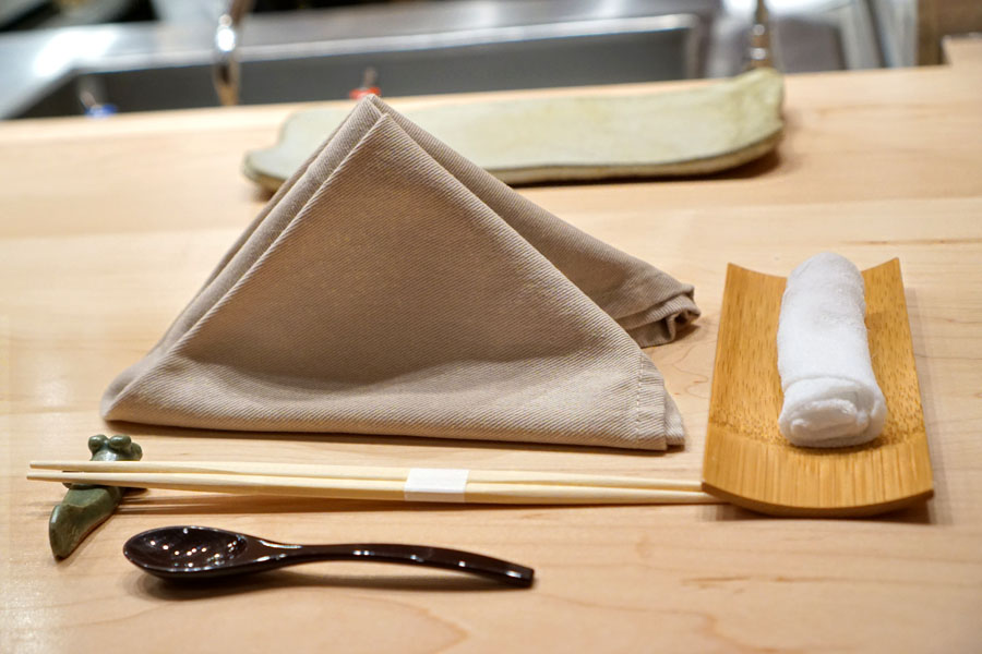 Sushi Kaneyoshi Place Setting