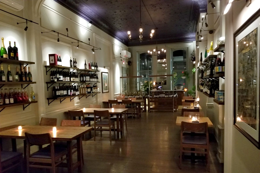 Vernick Wine Shop & Tasting Menu Interior