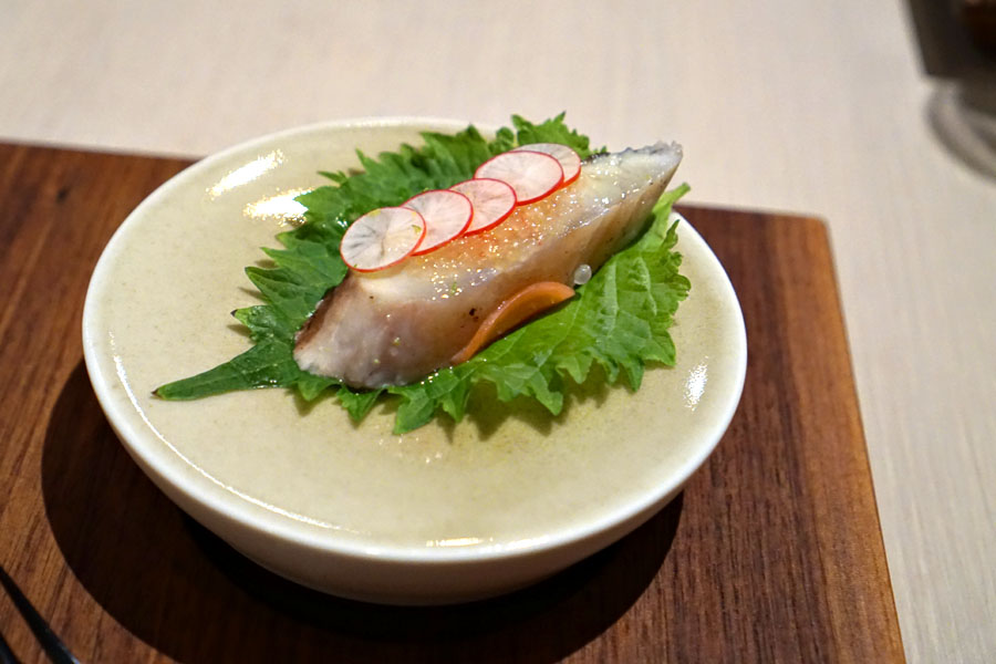 Sawara, Tomatillo, Shiso, Radish