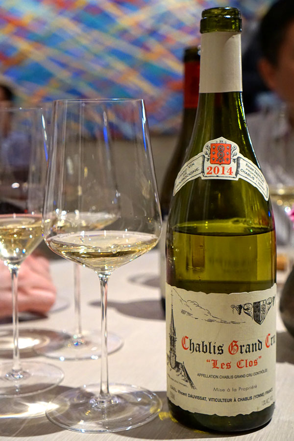 2014 René et Vincent Dauvissat Chablis Grand Cru 'Les Clos'