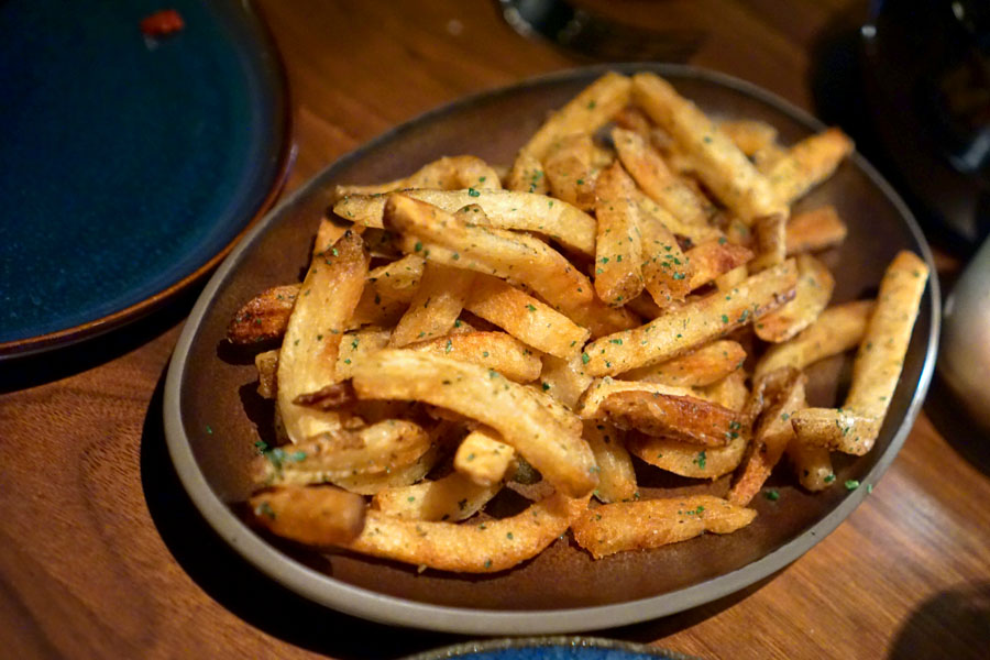 Beef Tallow French Fries with parsley