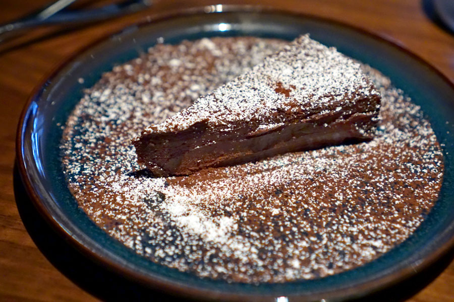 Chocolate Cake (flourless) with sea salt