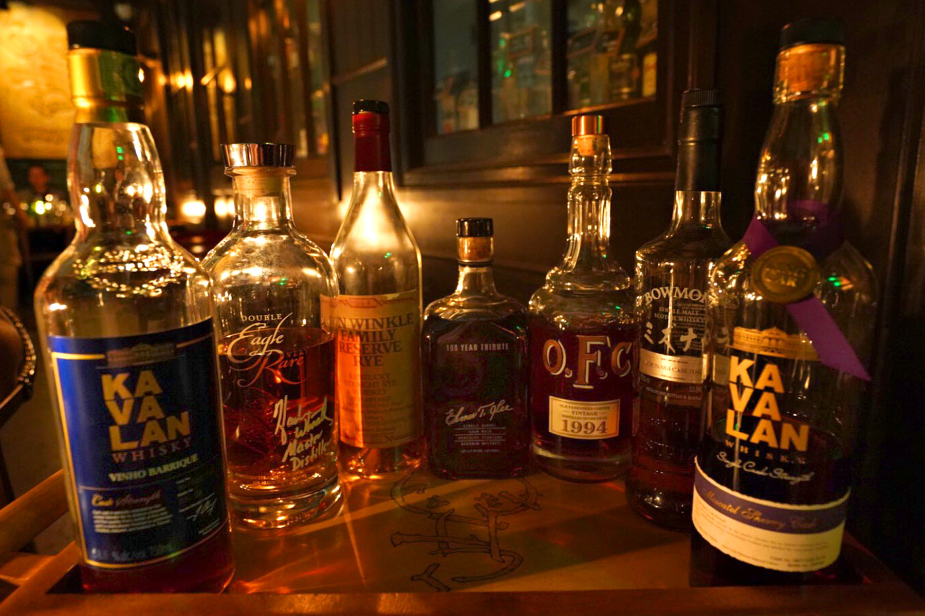 Bar Jackalope Whiskey Lineup