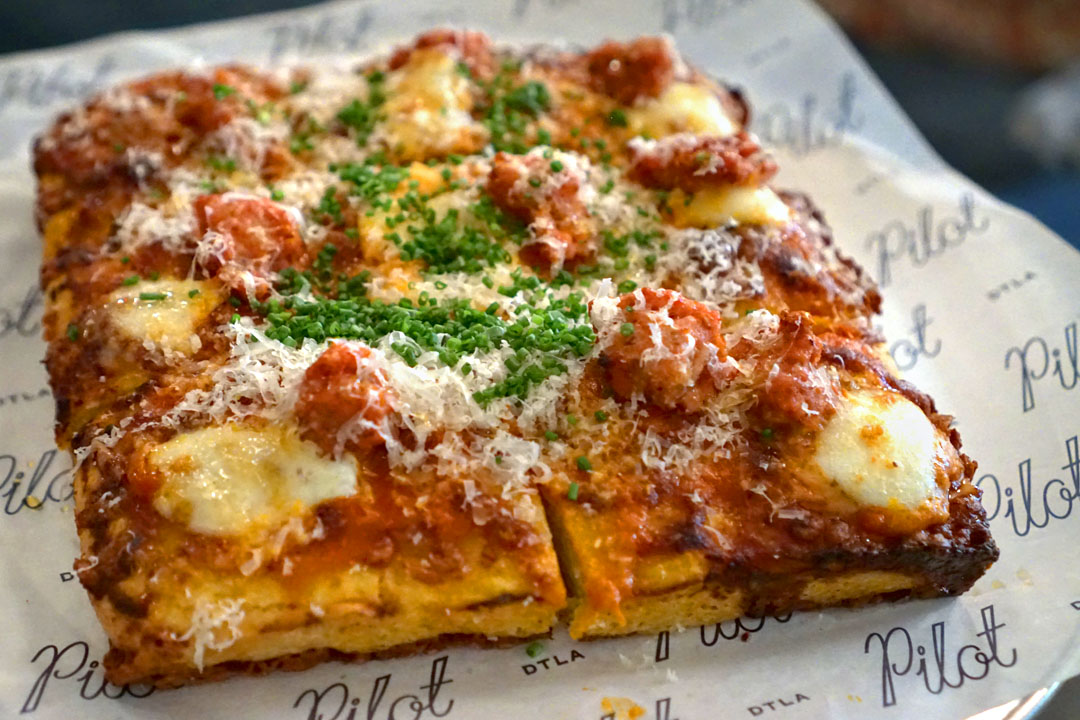 Fennel Sausage Pizza Focaccia