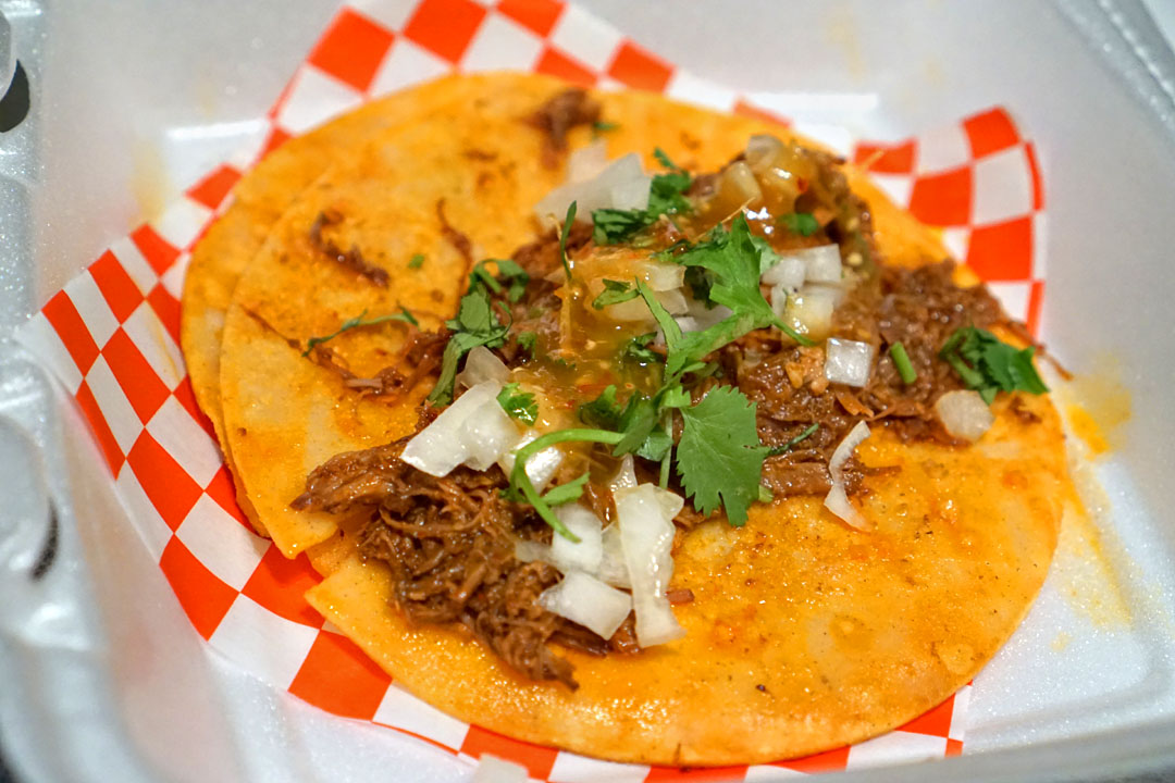 Taco de Birria de Chivo Enchilado (Dressed)