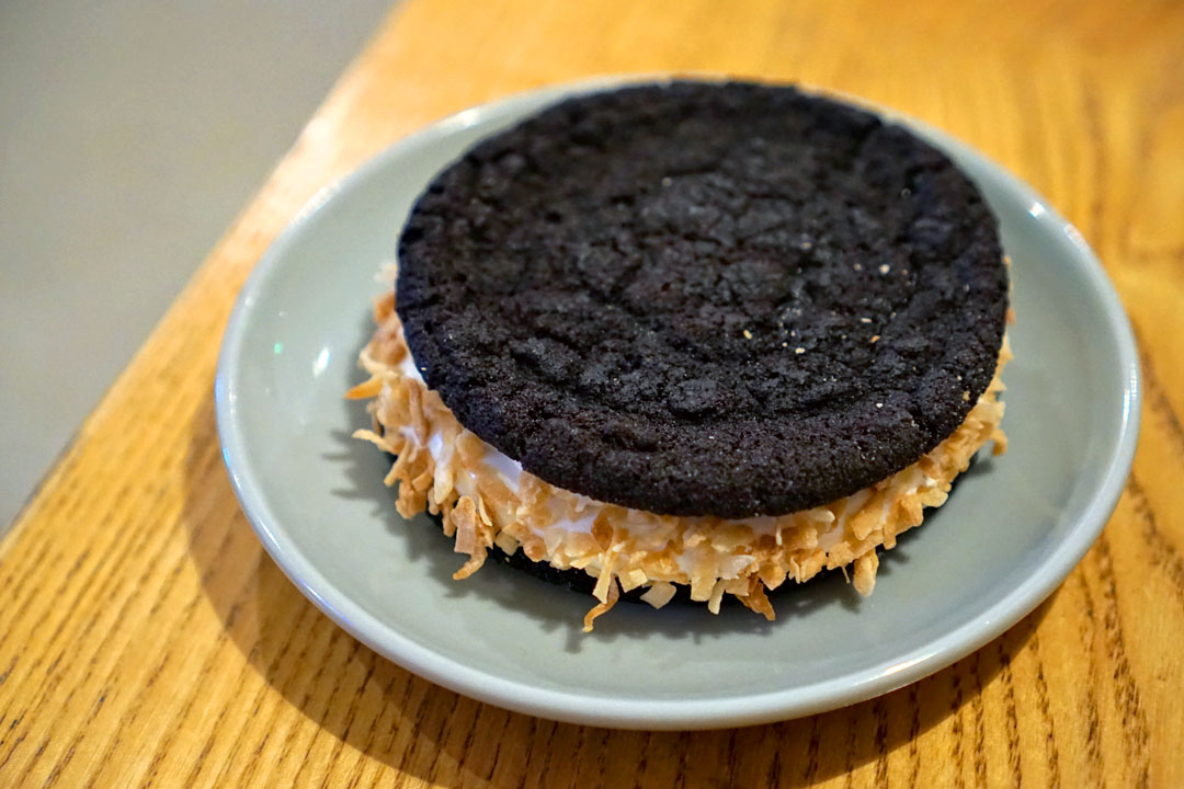 German Chocolate Marshmallow Pie