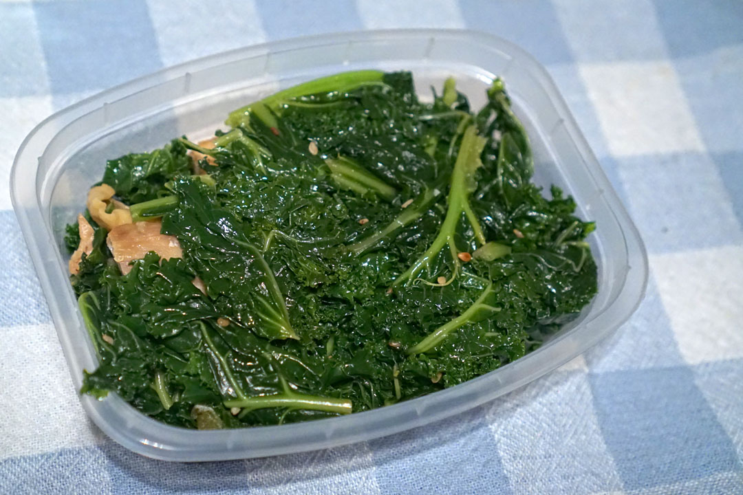 Seasoned Kale and Chicken Salad
