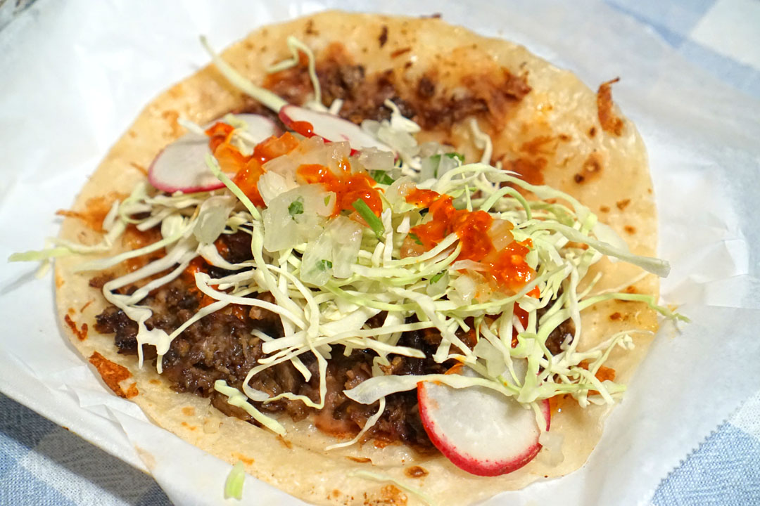 Taco de Asada (Dressed)