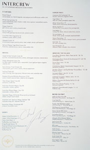 Intercrew Menu