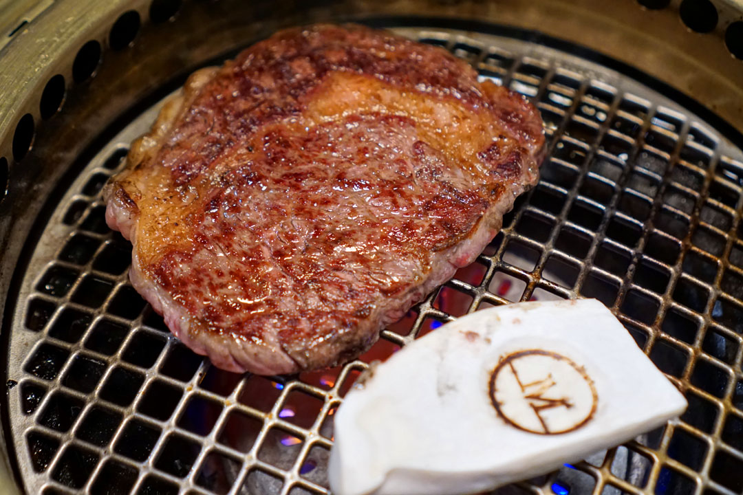 Aged Ribeye – 숙성 등심 (On the Grill)