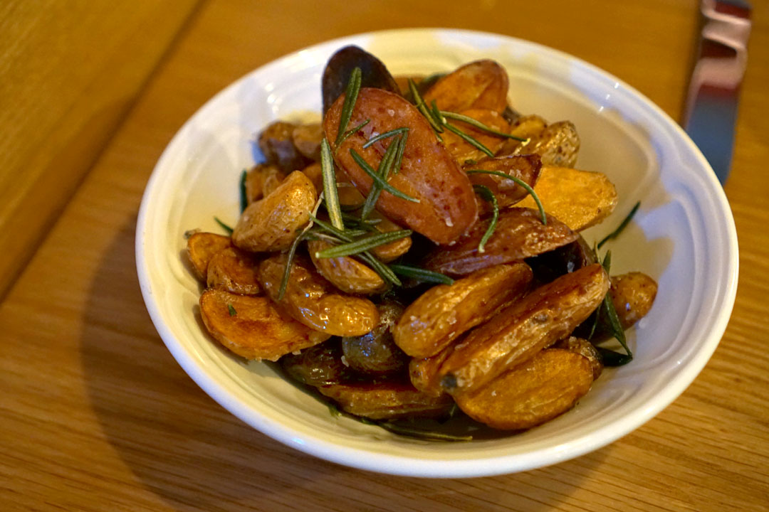 Fingerling Potatoes + Garlic + Rosemary