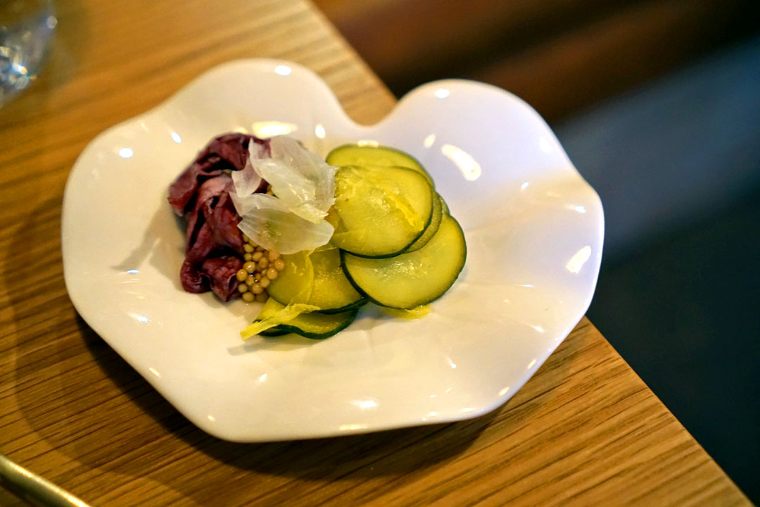 House Made Pickles + Radicchio