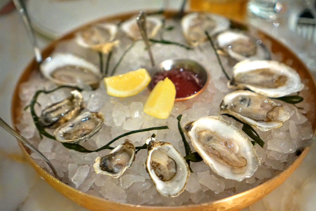 Selection of East and West Coast Oysters