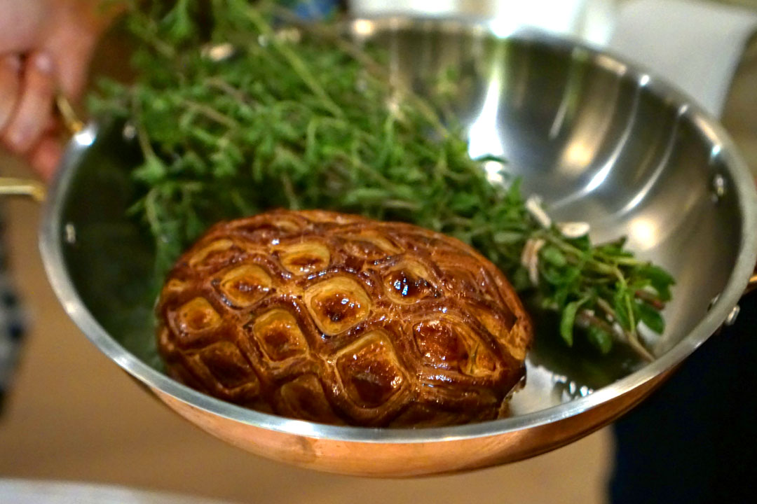 Whole and Uncut Roasted Lamb Wellington