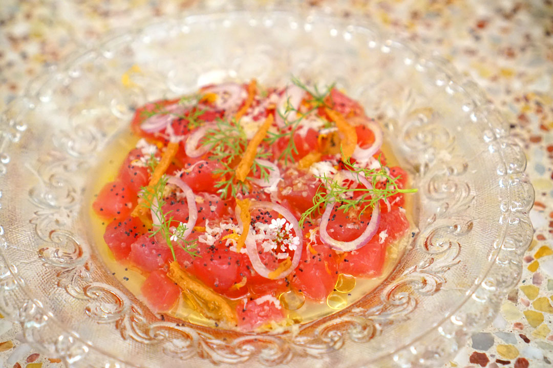 yellowfin crudo