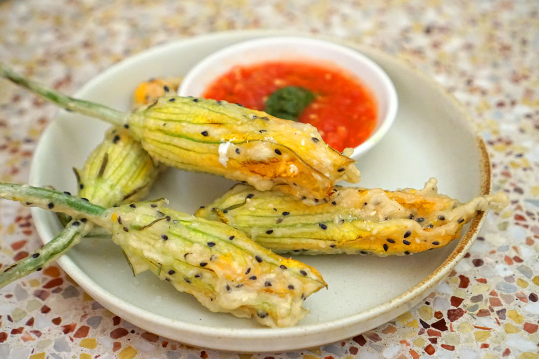 zucchini blossoms