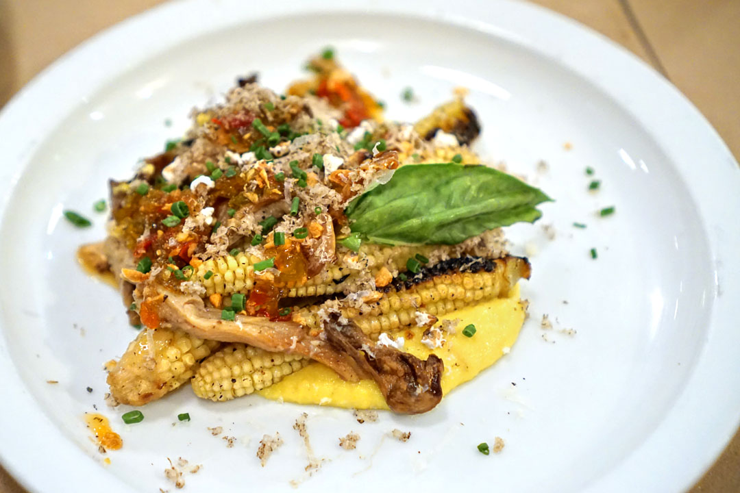 Coal-Roasted Baby Corn