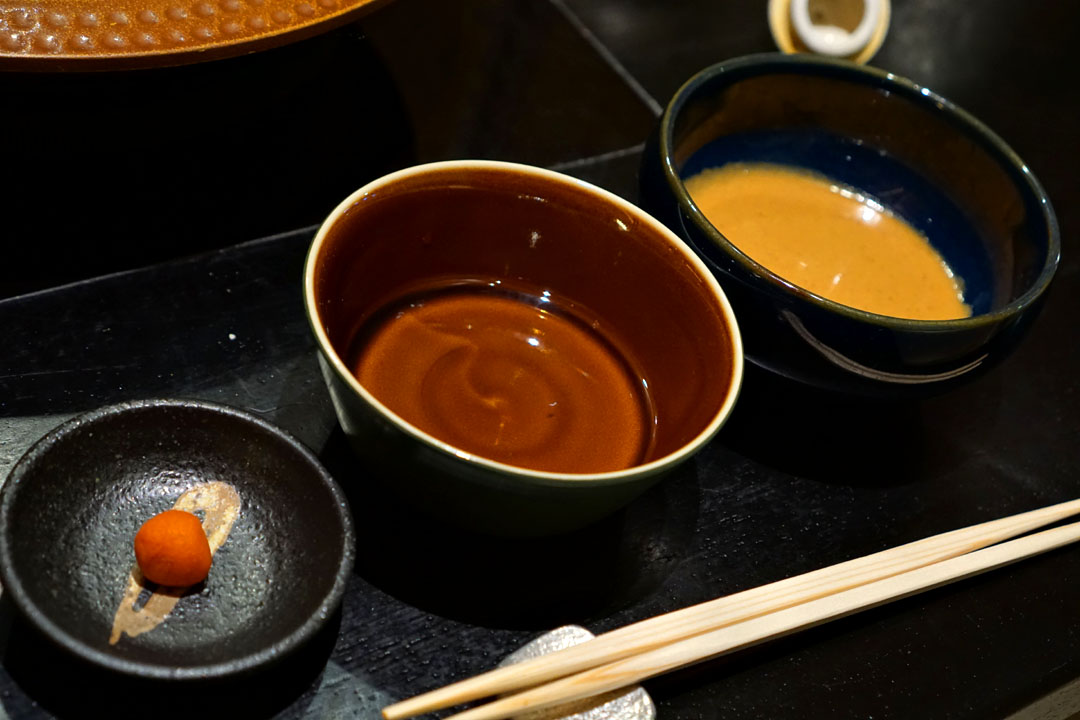 Momiji Oroshi, Ponzu Sauce, Goma Sauce