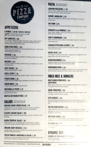 Koreatown Pizza Co Menu: Appetizers, Salads, Pasta, Fried Rice & Burgers, Dynamic Duo