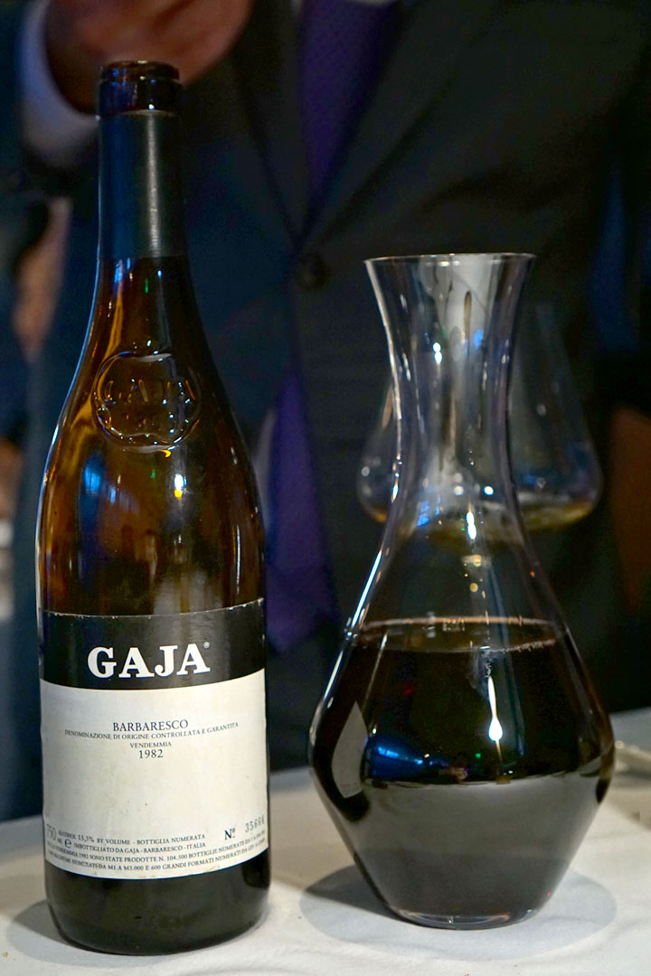 1982 Gaja Barbaresco (In Decanter)