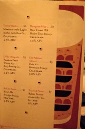 Bolita Beer List