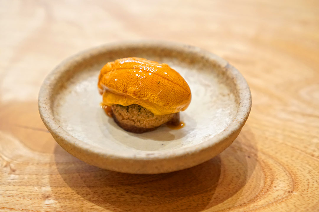 sea urchin cream puff