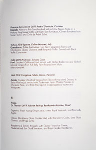 Californios Menu: Part II/III