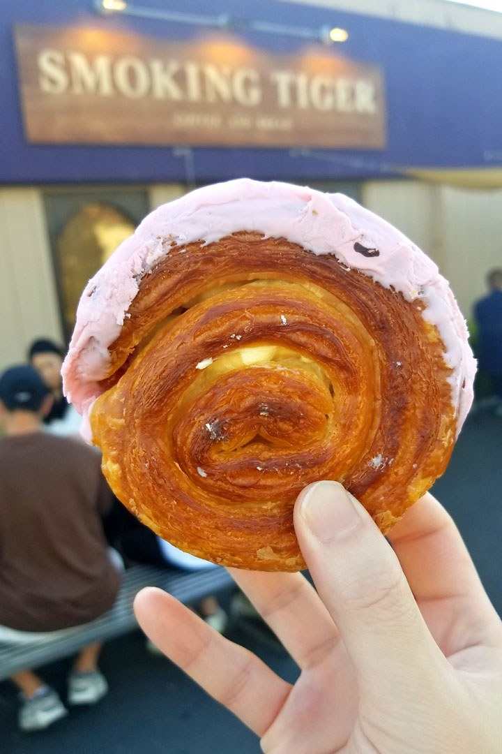 Strawberry Milk Cream Croissant