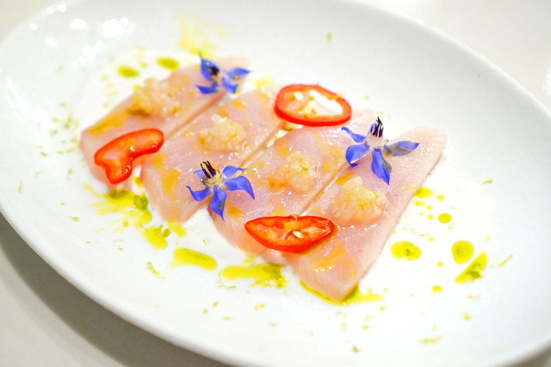 Hamachi Crudo