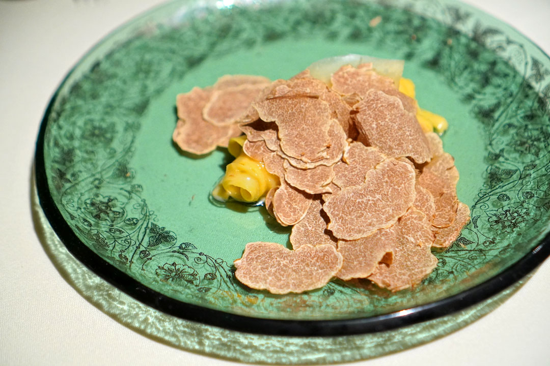 Tagliatelle with white truffle