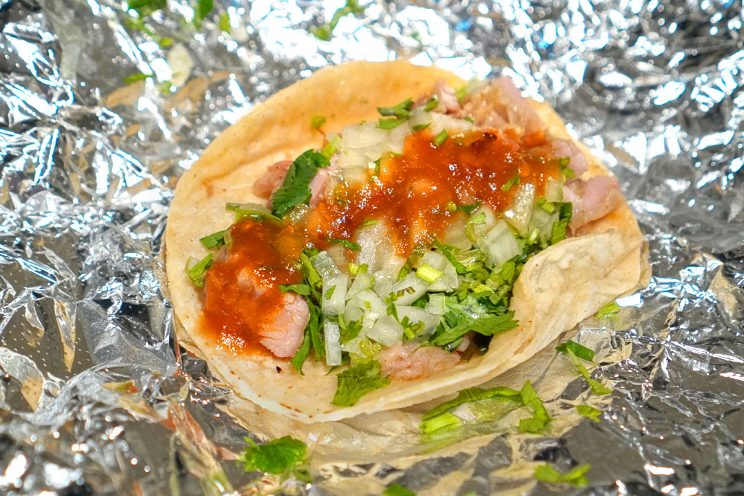 Taco - Suadero (with Salsa)