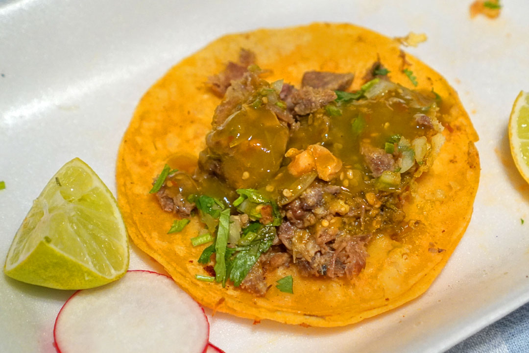 Taco - Lengua (with Salsa)