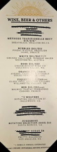 Genever Wine & Beer List