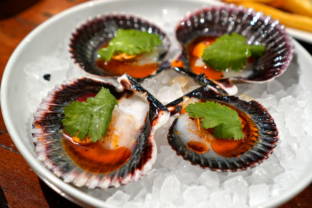 Peruvian Bay Scallop Crudo