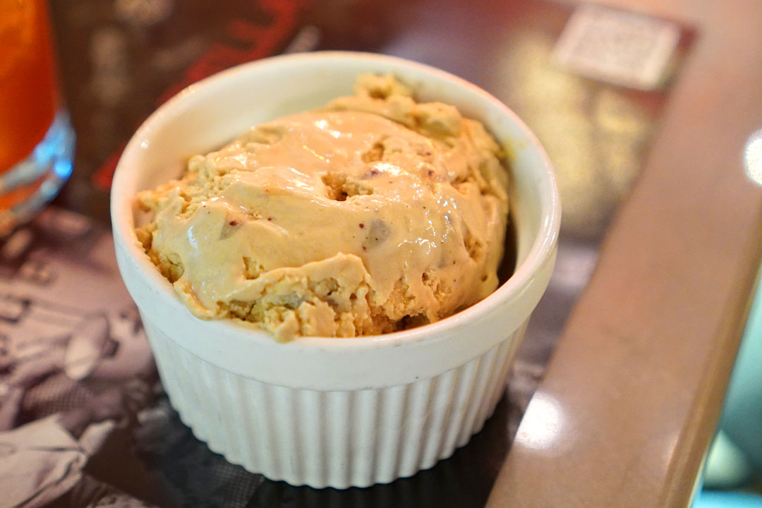 Espresso Ice Cream w/ Biscotti Cookie Dough