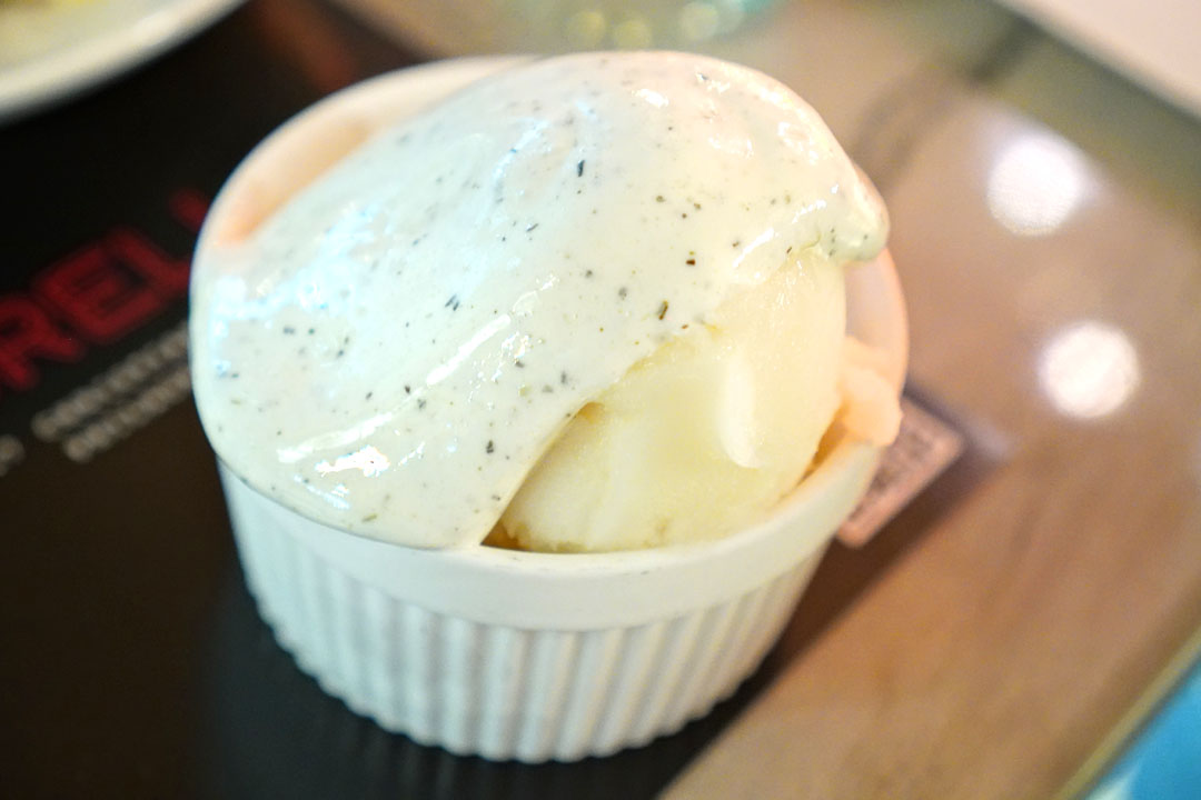 Lemon Sorbetto w/ Rosemary Meringue