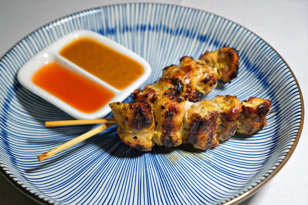 Chicken Oyster Satay