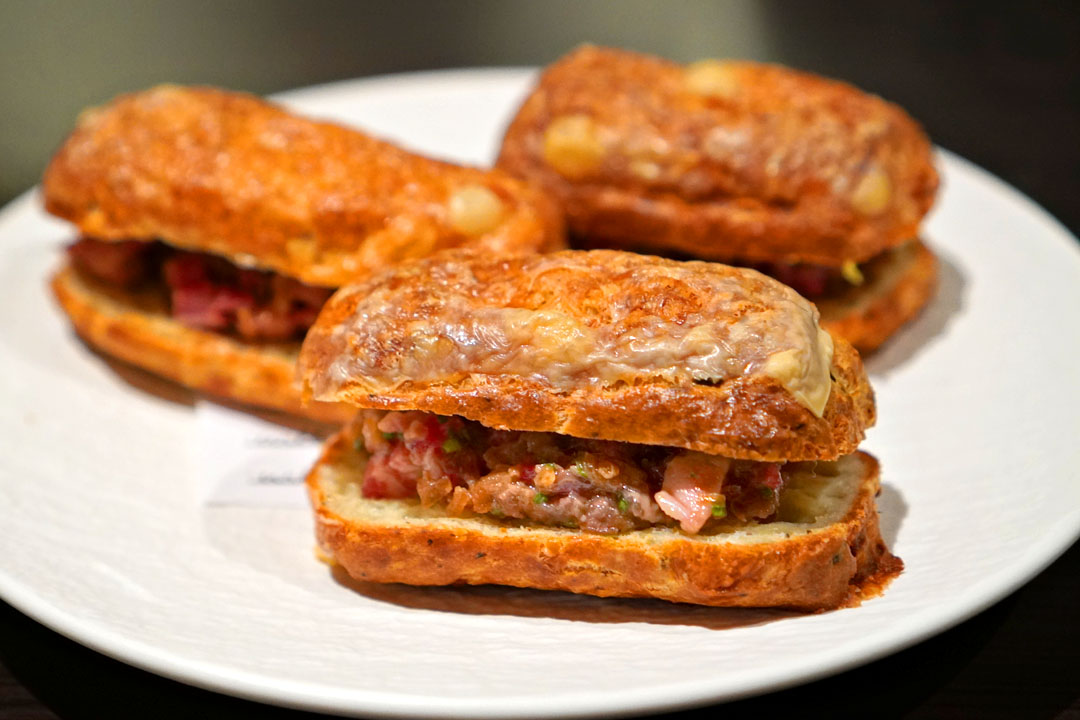 Steak Tartare Gougere