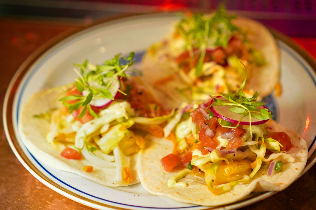 Habanero Honey Shrimp Tacos