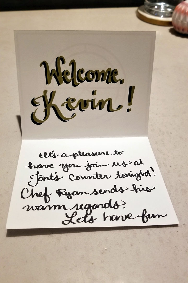 Jônt Welcome Card