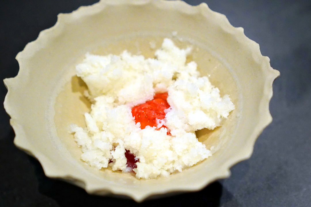 Kakigori, jasmine, oishii strawberry, amazake