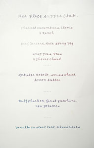 Her Place Supper Club Menu