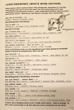 Albi Wine List: #UnicornWines (White Wine Edition)