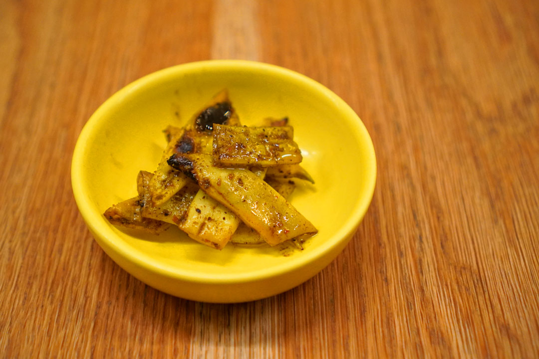 Pickled Beans with Kibbeh Spices