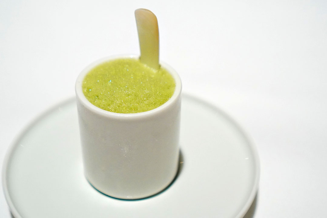 Yuzu Custard, Candied Ginger, Ceremonial Matcha