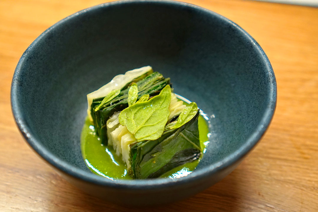 Swiss Chard and Spring Onion