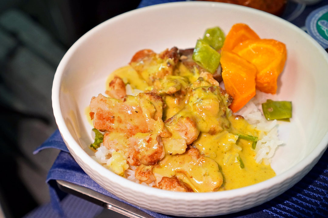 Green curry chicken