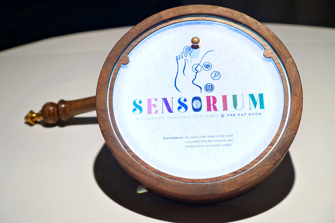 The Fat Duck Sensorium Menu Card Holder