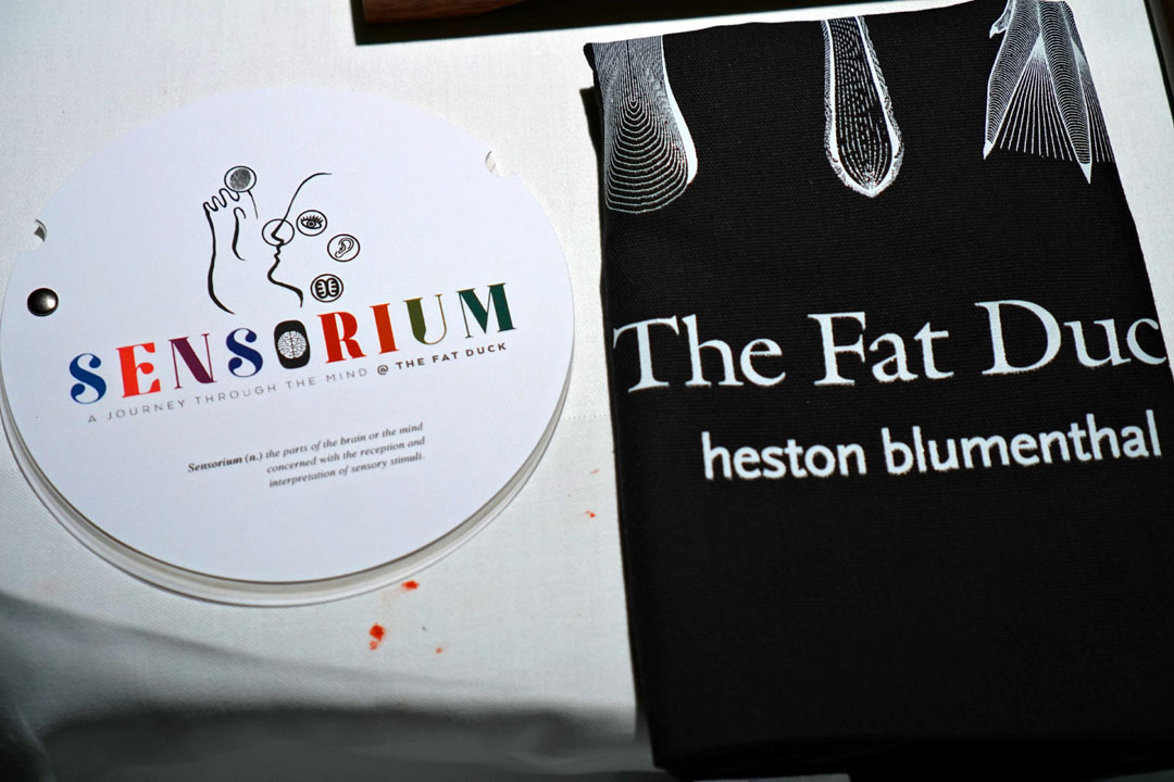 The Fat Duck Sensorium Menu & Tote Bag