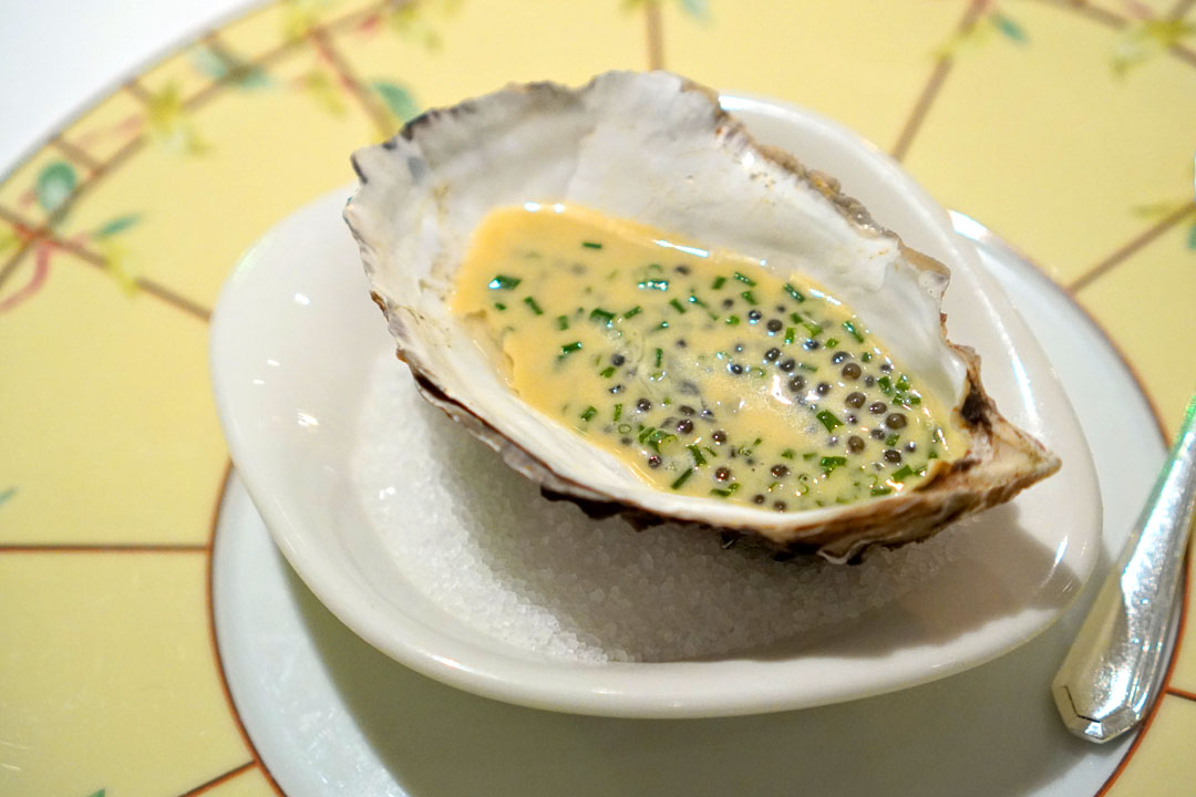 Oyster in Champagne Sauce